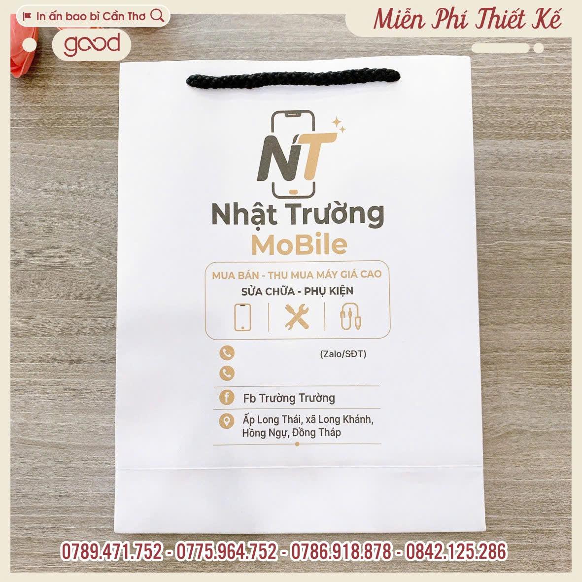 IN TG KRAFT ĐIỆN THOẠI